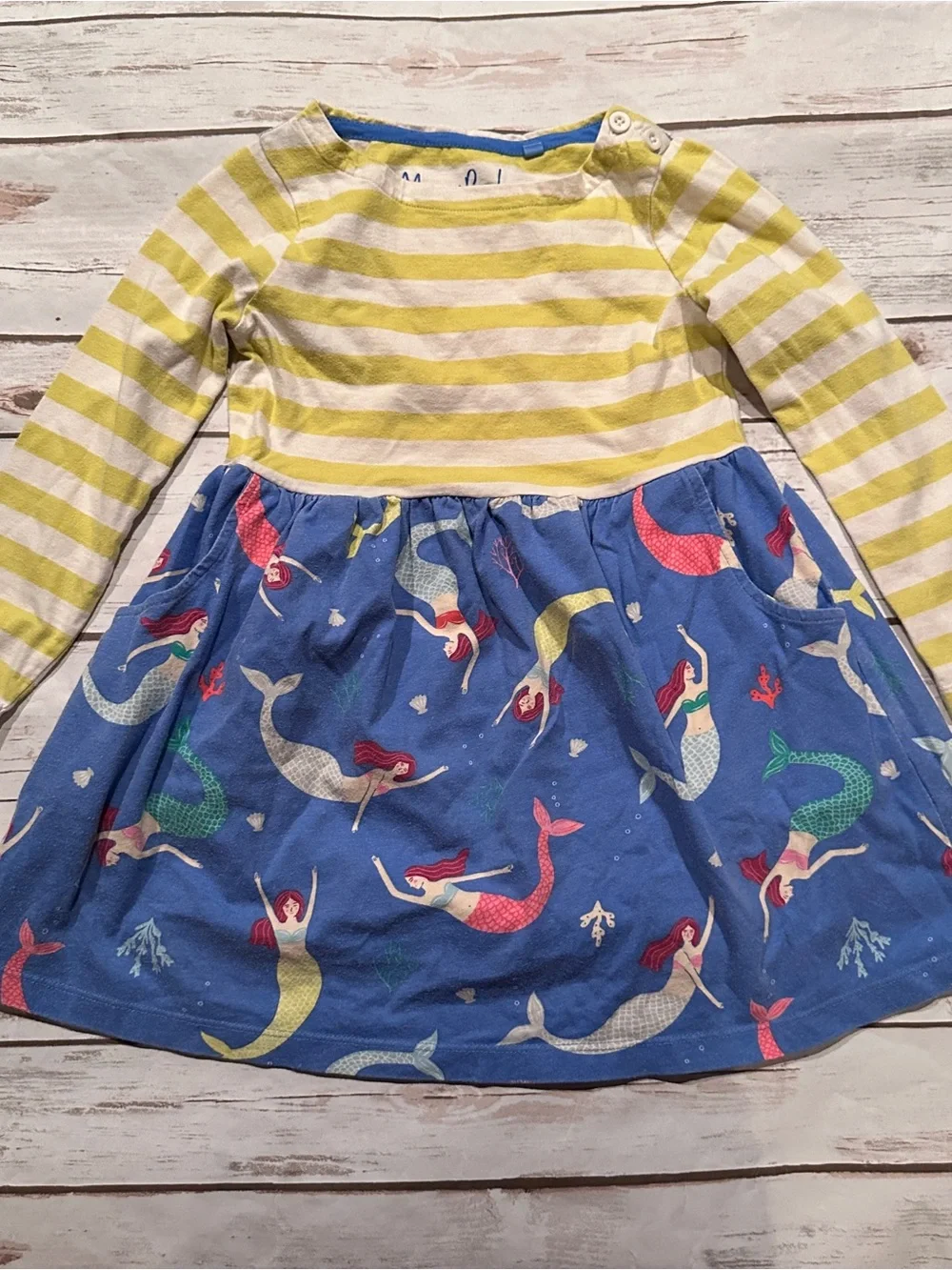 Mini Boden mermaid hopscotch fair for stains 3/4